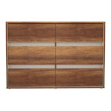 Cómoda Gaia 6 cajones 120.9x85.3 Caramelo Moderna - Cajoneras y Comodas | Bylmo