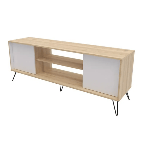 Mesa Para Tv Urban Duna 160x40x59 Cm. Moderna Con 2 Compartimientos Y Con Patas - Muebles de TV | Bylmo