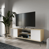 Mesa Para Tv Urban Duna 160x40x59 Cm. Moderna Con 2 Compartimientos Y Con Patas - Muebles de TV | Bylmo