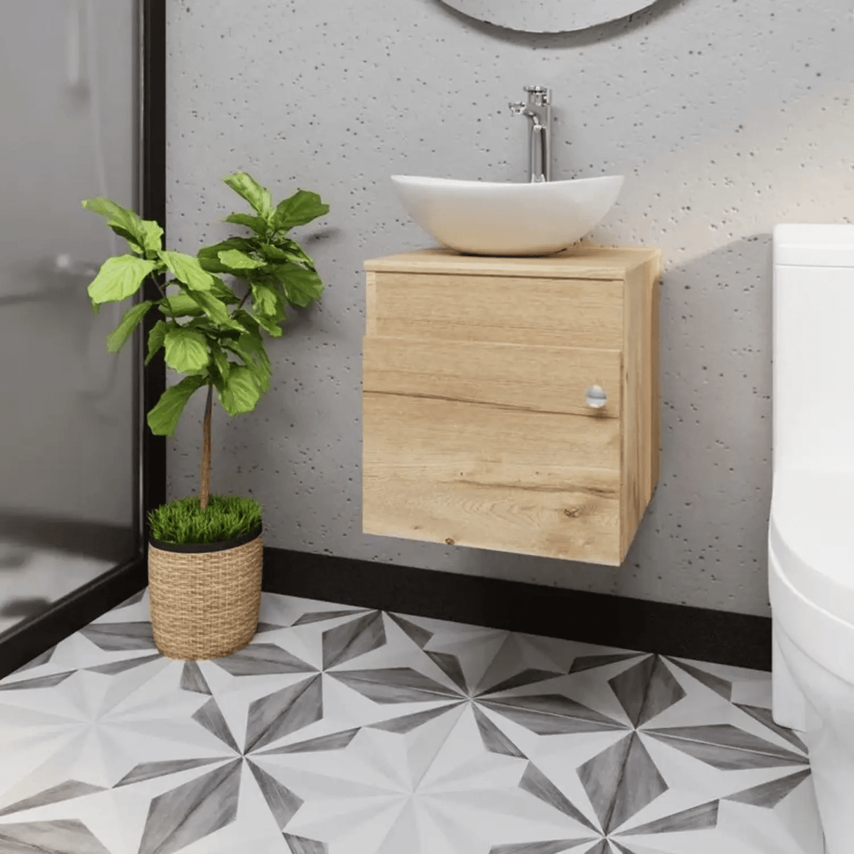 Mueble para Baño Accent Duna 40x41.5cm Look Urbano - Muebles para Baño | Bylmo