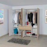 Closet Bonn Moderno 180x49.8 Blanco con 6 Puertas y 2 Cajones - Closets | Bylmo