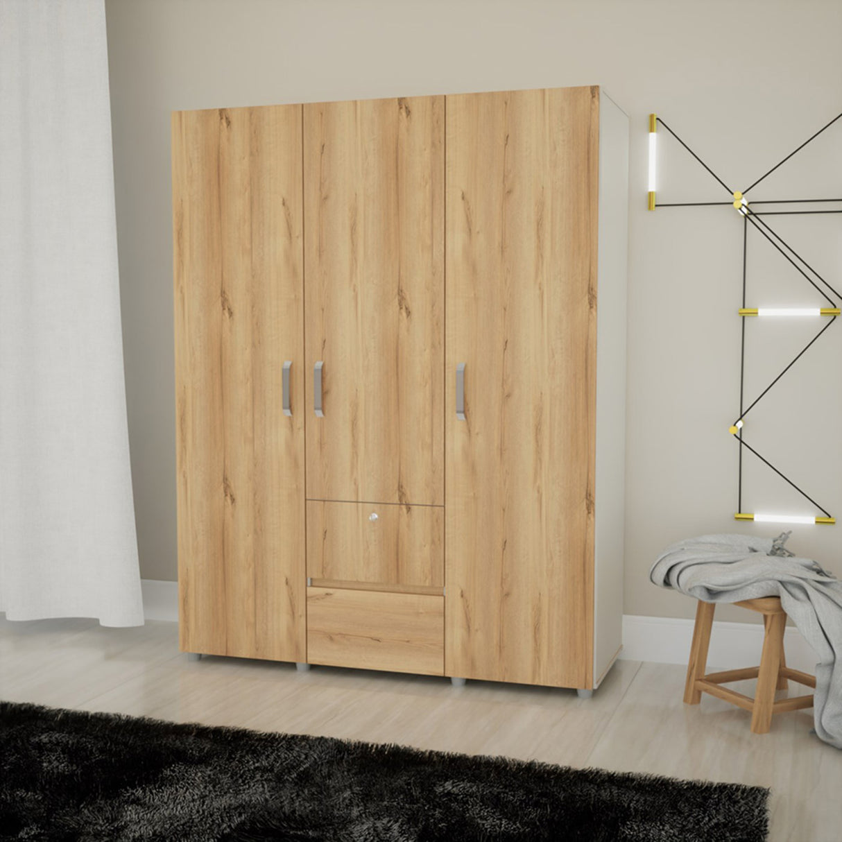 Closet Saga Duna 140x50x180cm MDP - Closets | Bylmo