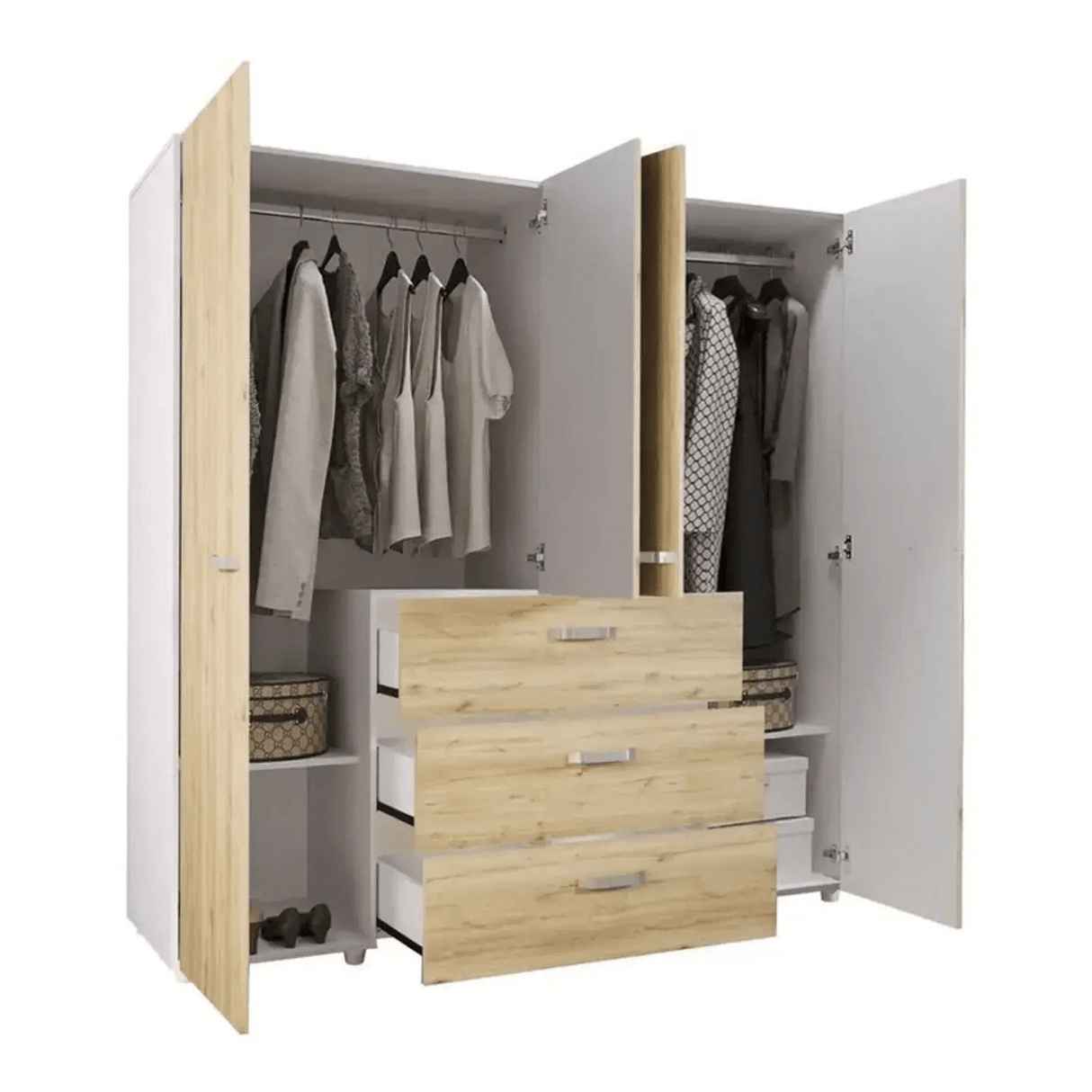 Closet Saga Duna 180x180cm Moderno - Closets | Bylmo