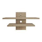 Repisa Indi Flotante 80x30 Rovere 2 Estantes - Repisas y Percheros | Bylmo