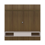 Panel de TV Bewood para TV Hasta 75 Pulgadas Pino y Blanco Moderna - Muebles de TV | Bylmo