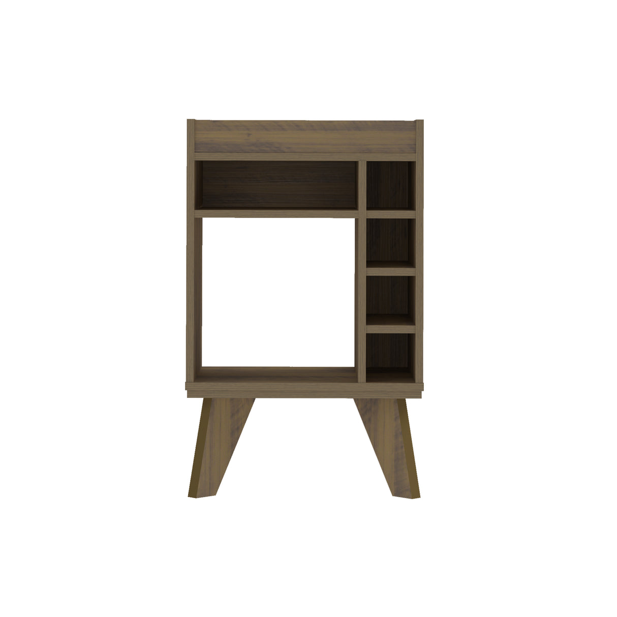 Bar Bajo Stelar Pino Retro 45 cm con Espacio para Botellas - Bares | Bylmo