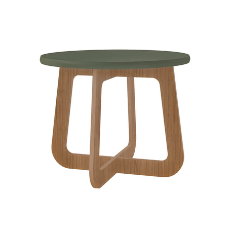 Mesa de Centro Jasmin Menta y Roble 100 cm Moderno - Mesas de Centro | Bylmo