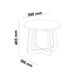 Mesa de Centro Jasmin Menta y Roble 100 cm Moderno - Mesas de Centro | Bylmo