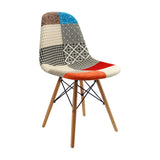 Silla Comedor DKR Eames 62 cm Patchwork Moderna - Sillas y Butacos | Bylmo