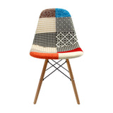 Silla Comedor DKR Eames 62 cm Patchwork Moderna - Sillas y Butacos | Bylmo
