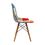 Silla Comedor DKR Eames 62 cm Patchwork Moderna - Sillas y Butacos | Bylmo