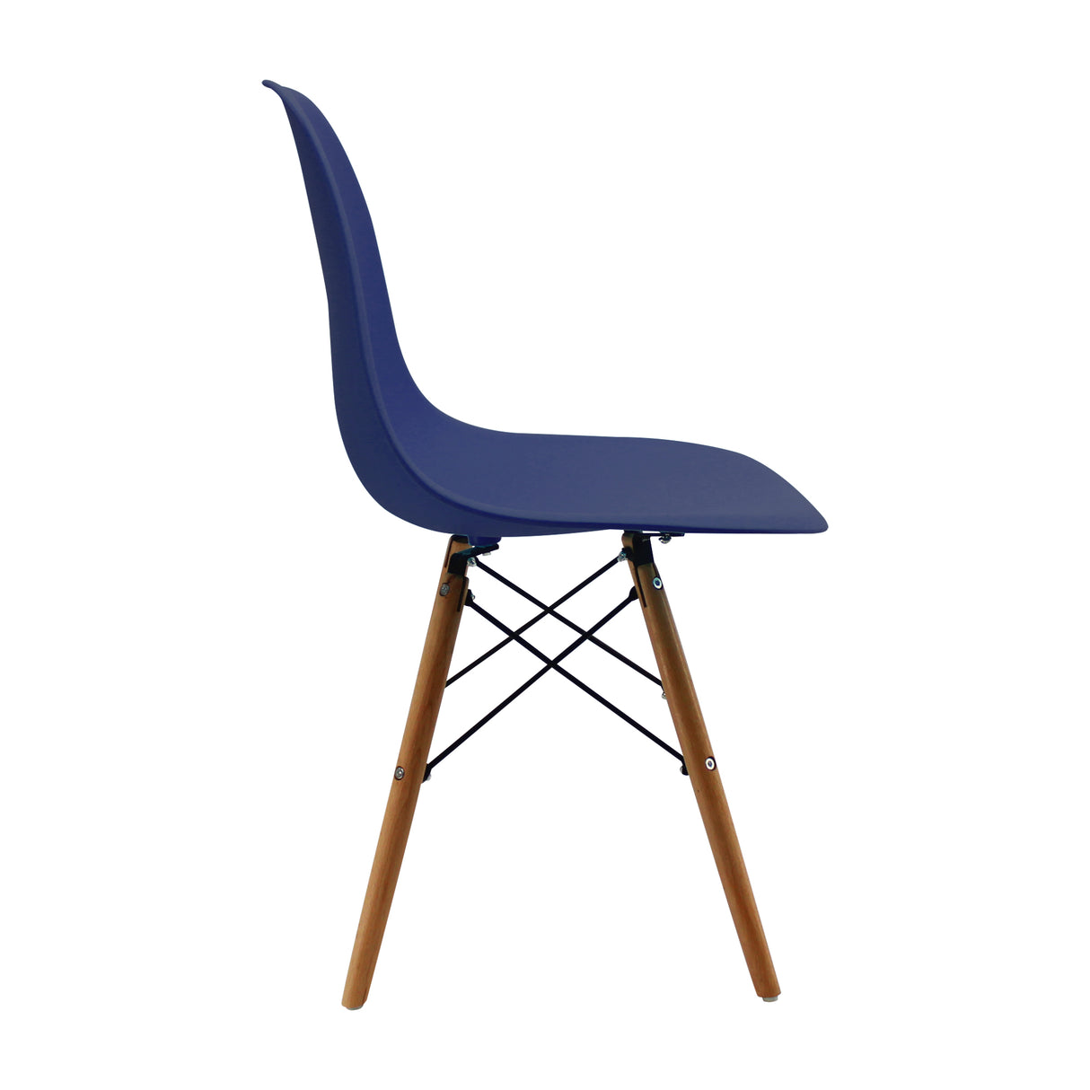 Silla Comedor DKR Eames Azul Oceano 46.5 cm Moderno - Sillas y Butacos | Bylmo