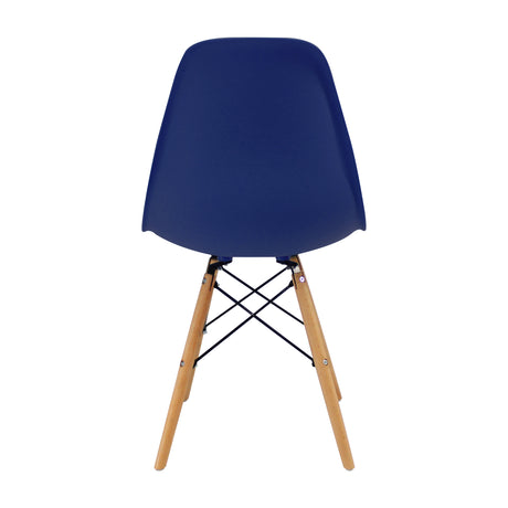 Kit x 4 Sillas Comedor DKR Eames 46.5 cm Azul Oceano - Sillas y Butacos | Bylmo