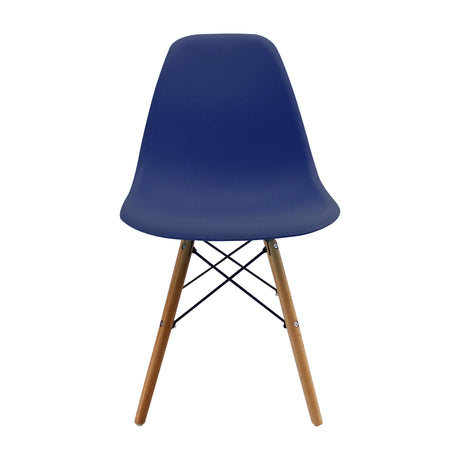 Kit x 6 Sillas Comedor DKR Eames 46.5 cm Azul Oceano - Sillas y Butacos | Bylmo