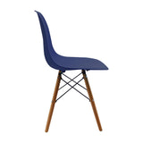 Kit x 6 Sillas Comedor DKR Eames 46.5 cm Azul Oceano - Sillas y Butacos | Bylmo
