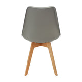 Silla Comedor Joly Gris Elegante Nórdica - Sillas y Butacos | Bylmo