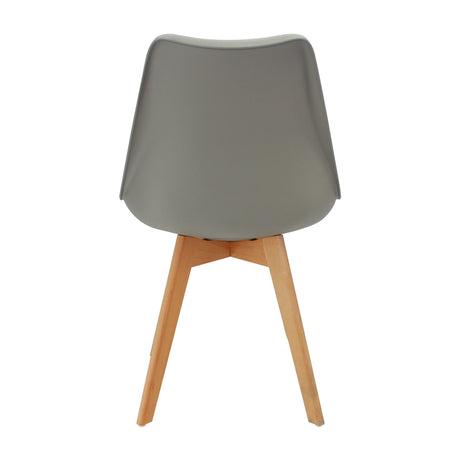 Silla Comedor Joly Gris Elegante Nórdica - Sillas y Butacos | Bylmo