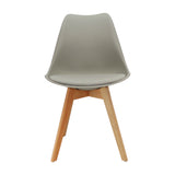 Kit x 2 Sillas Comedor Joly Gris Elegante y Moderno 49 cm - Sillas y Butacos | Bylmo