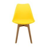 Kit x 2 Sillas Comedor Joly Modernas Amarillo Elegancia 49 cm - Sillas y Butacos | Bylmo