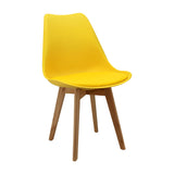 Kit X 4 Sillas Comedor Joly Amarillo Modernas 49 Cm - Sillas y Butacos | Bylmo