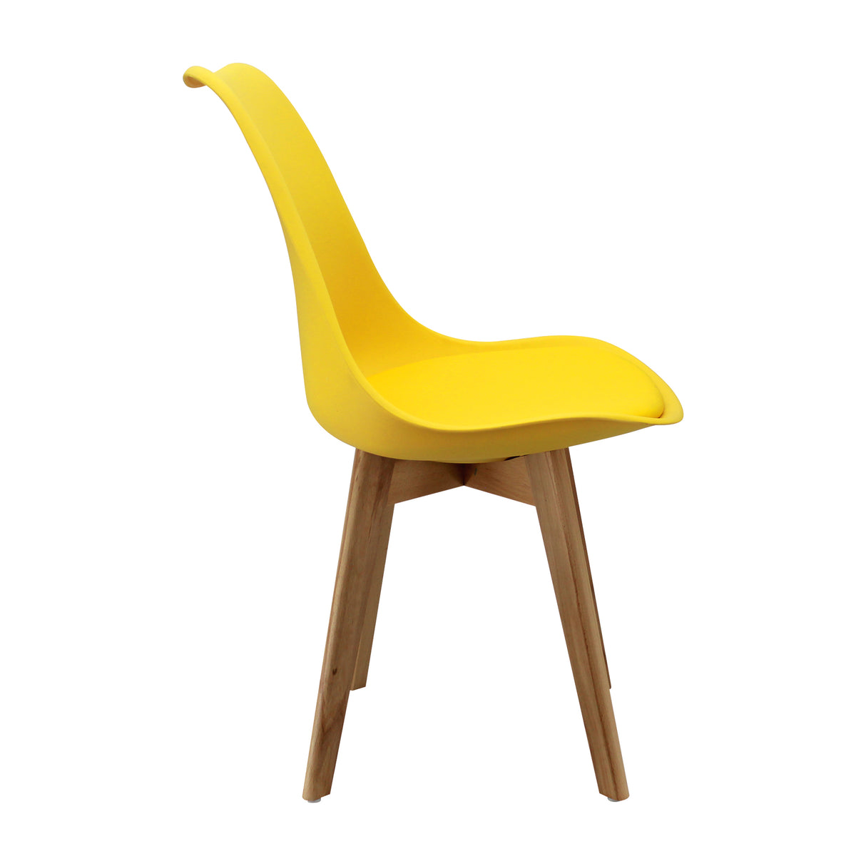 Kit X 4 Sillas Comedor Joly Amarillo Modernas 49 Cm - Sillas y Butacos | Bylmo