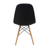 Kit x 2 Sillas Comedor DKR Botones Estilo 44 cm Negro - Sillas y Butacos | Bylmo