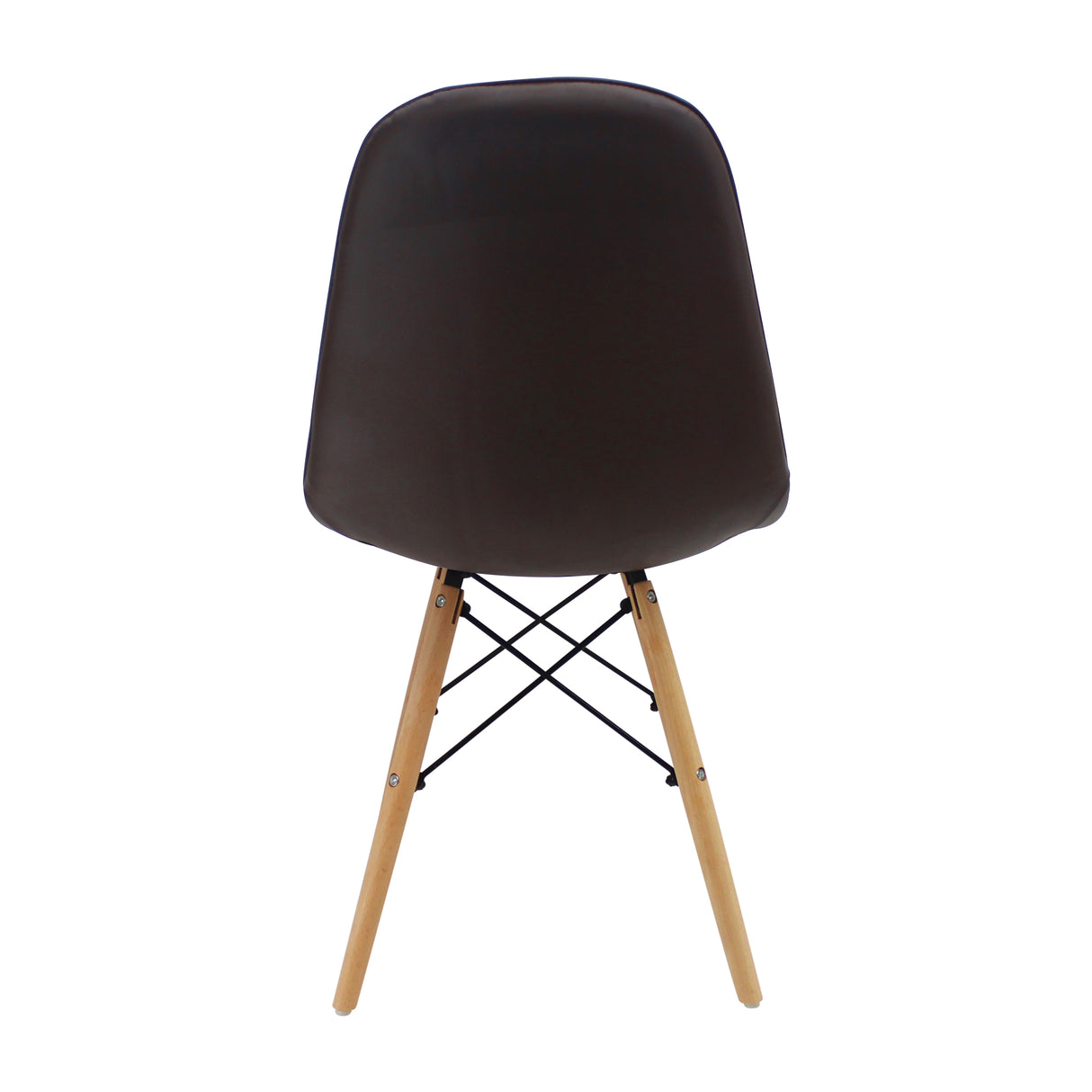Kit x 4 Sillas Comedor DKR BOTONES Elegancia 44 cm Café - Sillas y Butacos | Bylmo