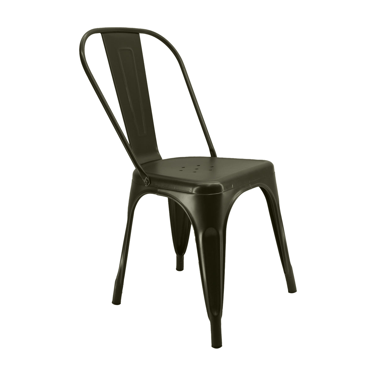 Silla de Comedor Titan Tolix Bronce Moderna 36 cm Metálica - Sillas y Butacos | Bylmo