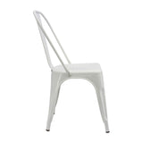 Silla de Comedor Titan Tolix Blanco 36x86cm Moderna - Sillas y Butacos | Bylmo