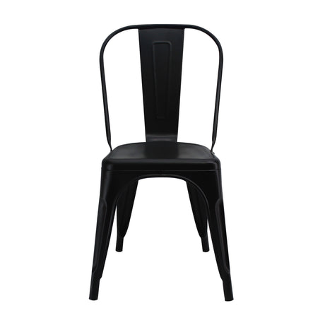 Kit x 2 Sillas de Comedor Titan Tolix Clásica Moderna 36 Cm Negra - Sillas y Butacos | Bylmo