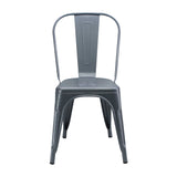 Kit X 2 Sillas De Comedor Titan Tolix Gris Metálica Elegante 36 Cm - Sillas y Butacos | Bylmo