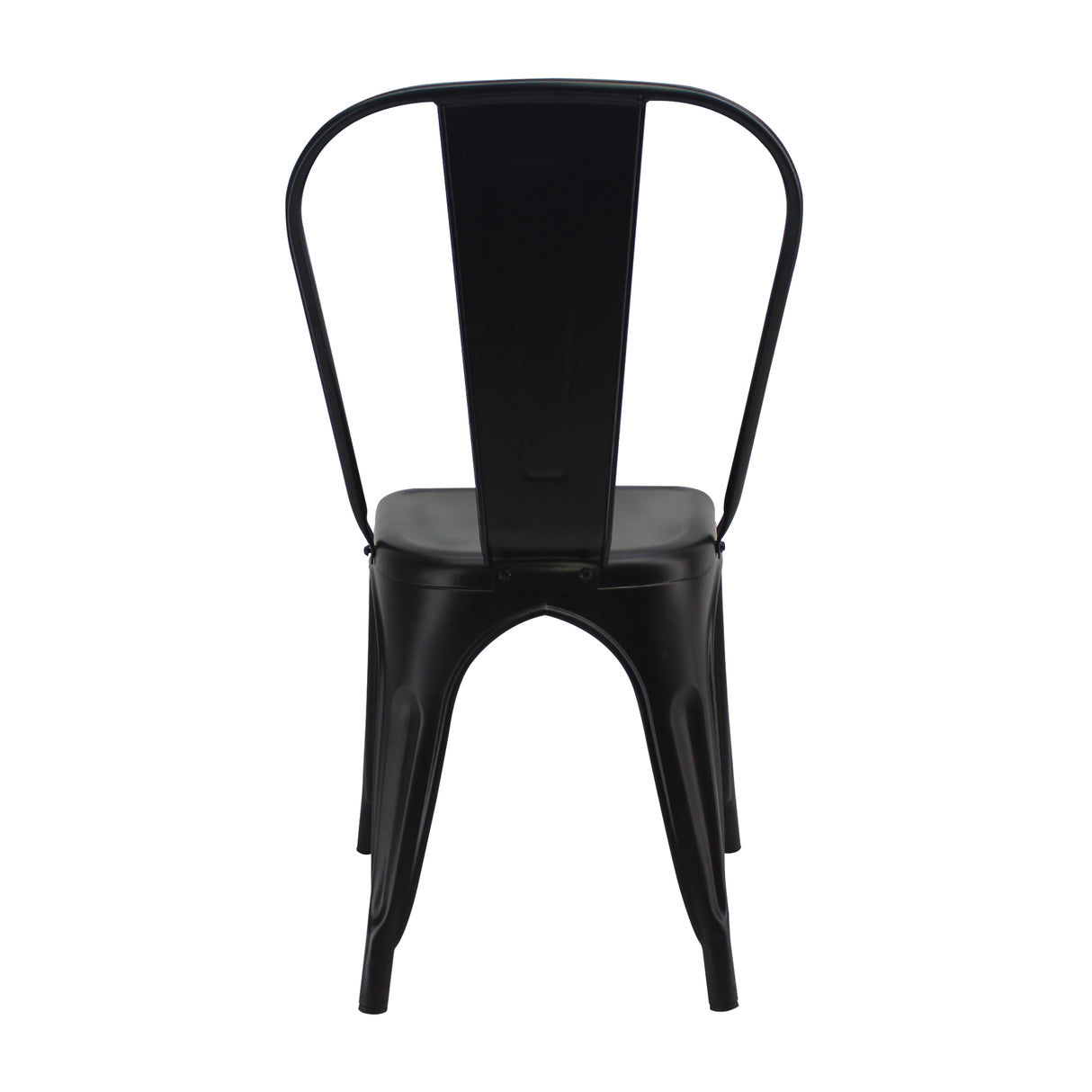 Kit X 4 Sillas De Comedor Tolix Titan Elegante 36 Cm Metal Negro - Sillas y Butacos | Bylmo