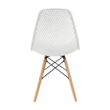Silla de Comedor Colmeia Moderna Blanco 46.5x82.5cm - Sillas y Butacos | Bylmo