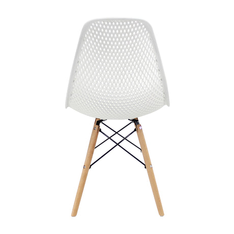 Silla de Comedor Colmeia Moderna Blanco 46.5x82.5cm - Sillas y Butacos | Bylmo