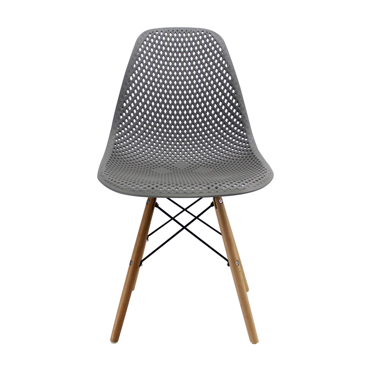 Silla de Comedor Colmeia Gris Diseño Moderno 46.5 cm - Sillas y Butacos | Bylmo