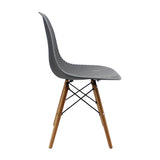 Silla de Comedor Colmeia Gris Diseño Moderno 46.5 cm - Sillas y Butacos | Bylmo