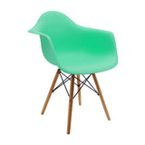 Kit x 4 Sillas Comedor DKR Eames Verde Menta 62 cm Polipropileno - Sillas y Butacos | Bylmo