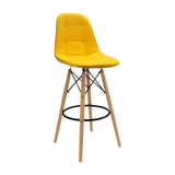 Silla Bar DKR Amarillo 56x106cm Elegante - Sillas y Butacos | Bylmo
