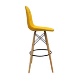 Silla Bar DKR Amarillo 56x106cm Elegante - Sillas y Butacos | Bylmo