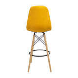 Silla Bar DKR Amarillo 56x106cm Elegante - Sillas y Butacos | Bylmo