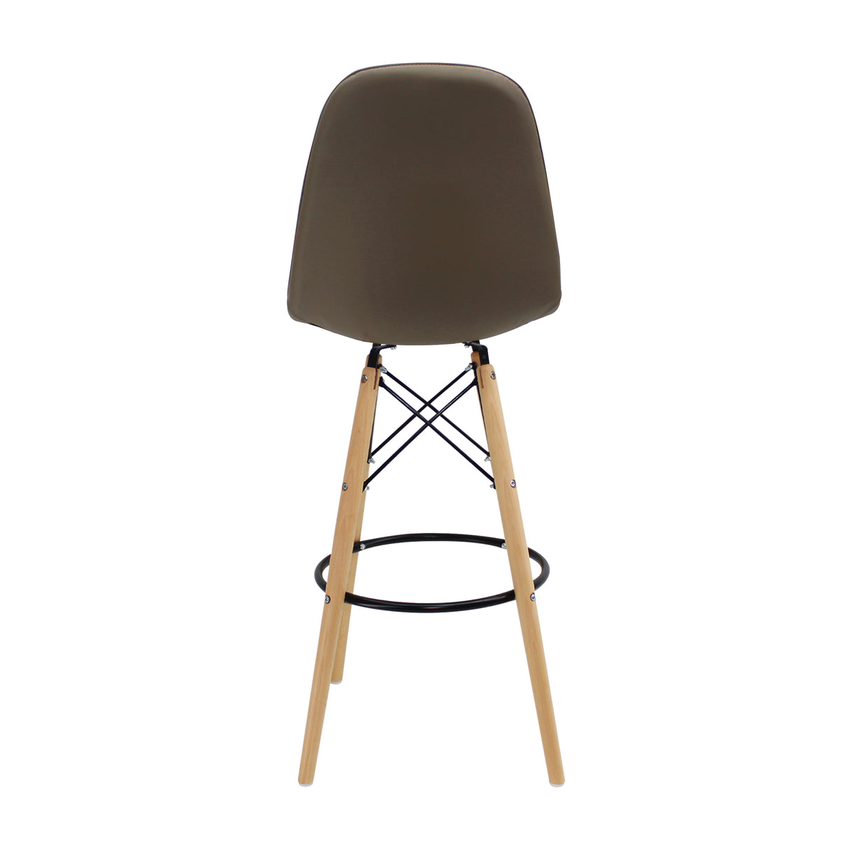 Silla Bar DKR Botones Beige 56x106cm Moderna - Sillas y Butacos | Bylmo