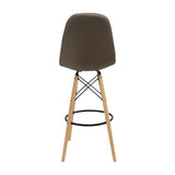 Silla Bar DKR Botones Beige 56x106cm Moderna - Sillas y Butacos | Bylmo