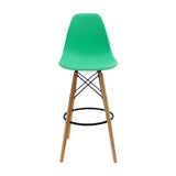 Silla Bar DKR Eames Verde Menta 56 cm Polipropileno Moderna - Sillas y Butacos | Bylmo