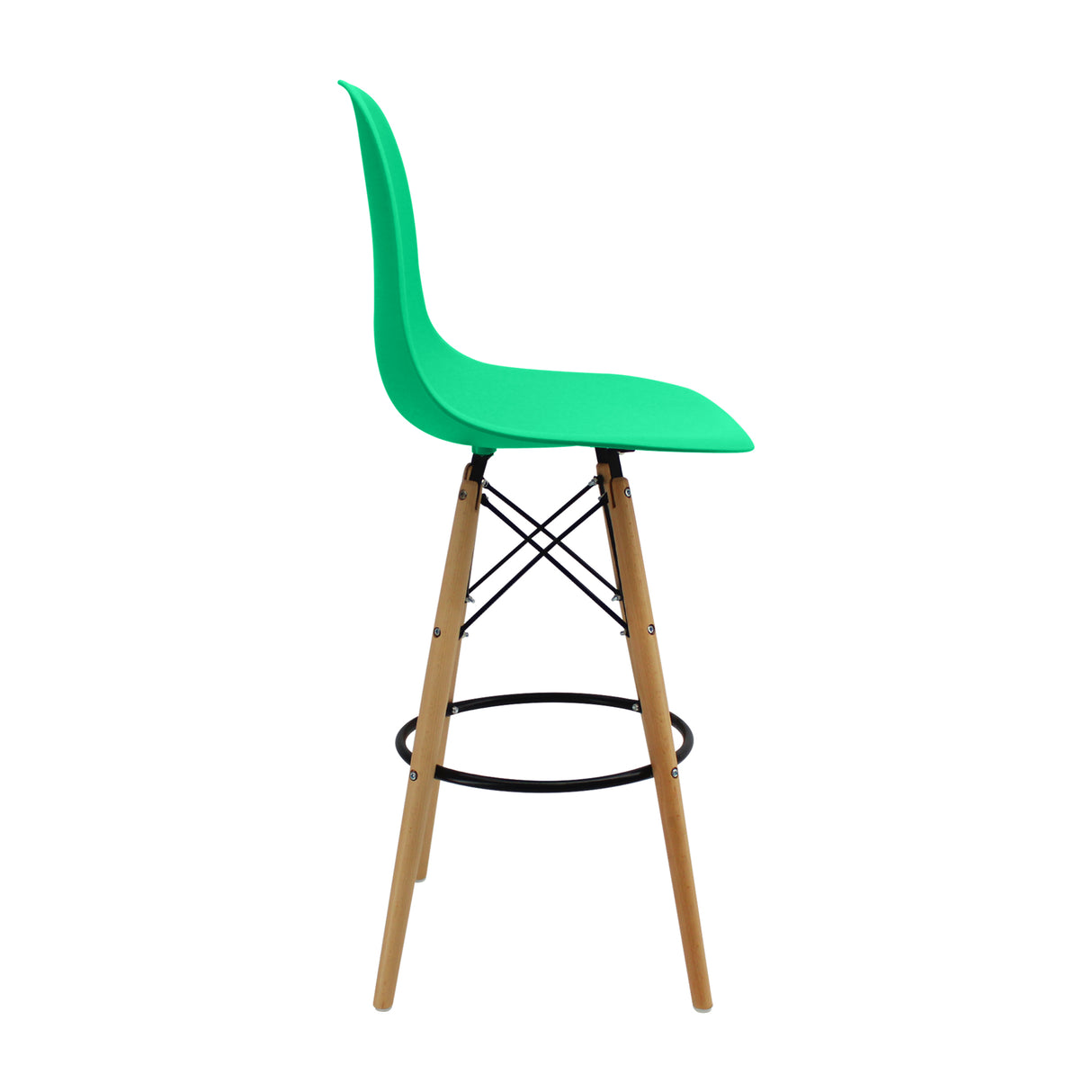 Silla Bar DKR Eames Verde Menta 56 cm Polipropileno Moderna - Sillas y Butacos | Bylmo
