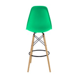 Silla Bar DKR Eames Verde Menta 56 cm Polipropileno Moderna - Sillas y Butacos | Bylmo