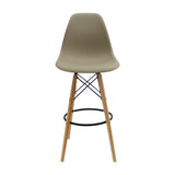 Set x 2 Sillas de Bar DKR Eames Beige Polipropileno 56x106cm - Sillas y Butacos | Bylmo