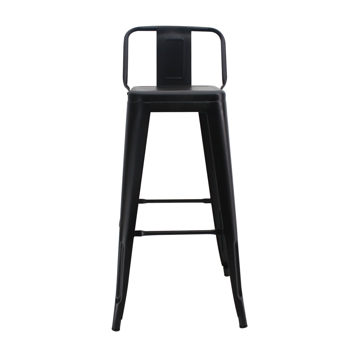 Silla Bar Titan Alta Negro Metal Moderna 41.5 cm - Sillas y Butacos | Bylmo
