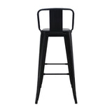 Silla Bar Titan Alta Negro Metal Moderna 41.5 cm - Sillas y Butacos | Bylmo