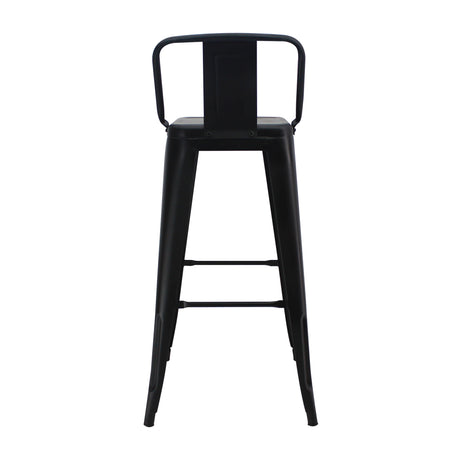 Silla Bar Titan Alta Negro Metal Moderna 41.5 cm - Sillas y Butacos | Bylmo