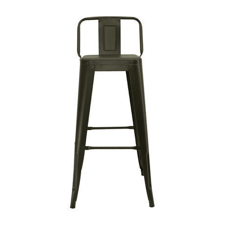 Set x 2 Sillas de Bar Titan Bronce Moderno Metálico 41.5x78cm - Sillas y Butacos | Bylmo